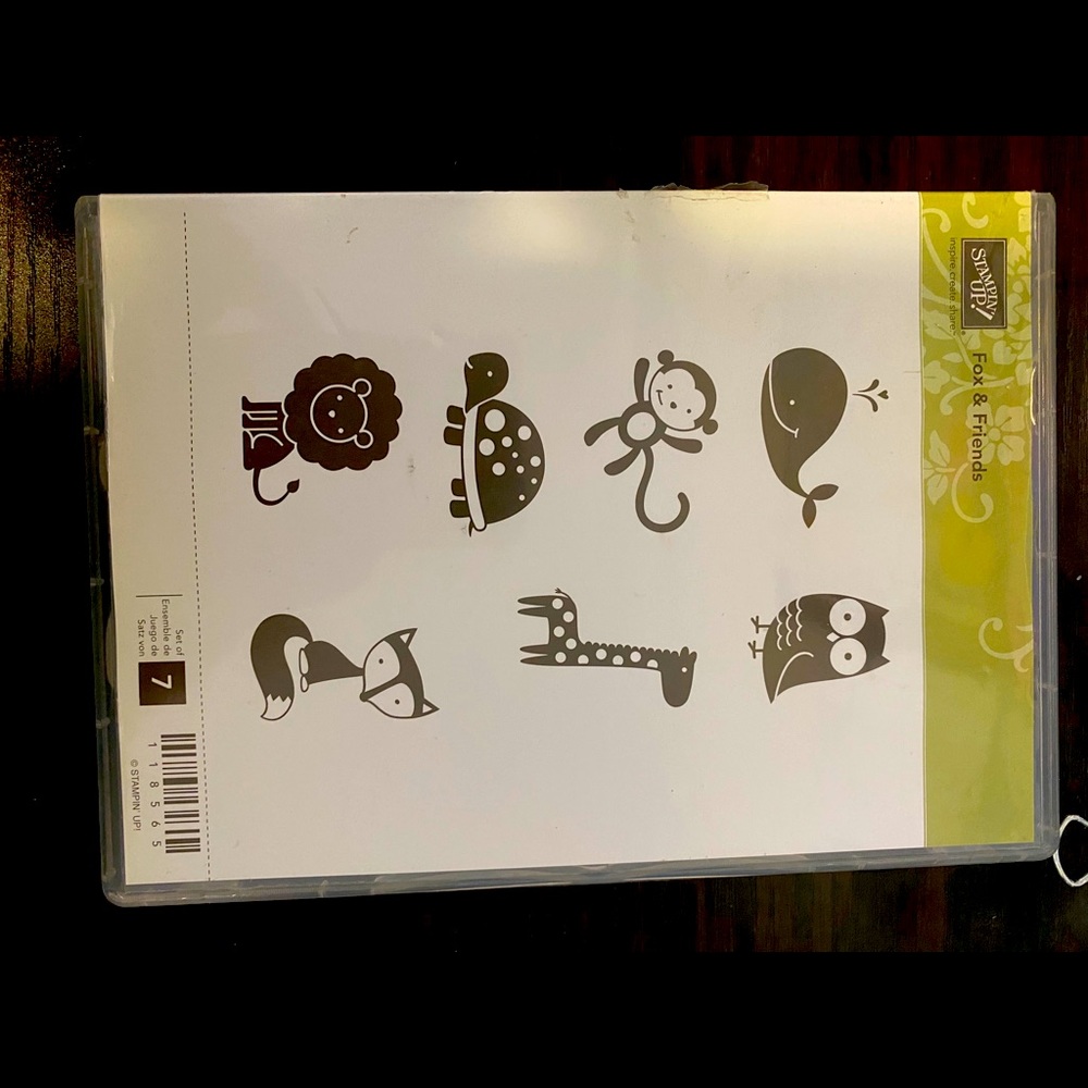 SU! Fox & Friends unmounted rubber stamp set